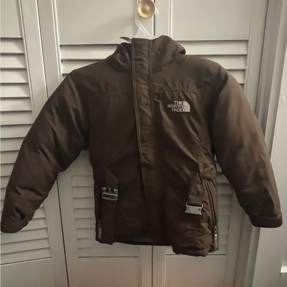 The North Face Kids Dark Brown Puffer Jacket
